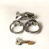 2023 Chastity Devices Male Chastity Stainless Steel Anti Off Version Paragraph Ball Stretcher Sex Ring