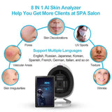 OEM ODM 3d AI Skin Detector Tester Facial Scanner Face Camera SA-S11 Skin Analyzer Facial Skin Analyze Pigmentation Analyzer Equipment