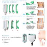 Professional 3 Sizes Cryolipolysis Handle for Cryo Fat Freeze Slimming Machines Use Medium and Small Double Chin Head