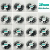 25mm 3D Mink Eyelash 5D Mink Eyelashes Natural False Big Volumn Lashes Luxury Makeup Dramatic227