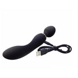 USB Charging Double Head AV Vibrator Magic Wand Massager Sex Toys for Women G-Spot Vibrators Clitoris Stimulation Massage Masturbator