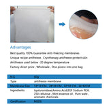 Anti-Freezing Membranes Cool Pad Cleaning Tool Accessories Freeze Cryotherapy 12X12Cm 28X28Cm 34X42Cm 32X32Cm Antifreeze Membranes421