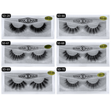 Custom False Lashes Mink Fur 3d Mink EyeLashes Eyelash Messy Extension203