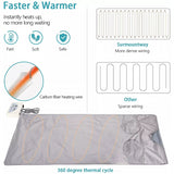 Top-Selling 2 Zone Far Infrared Massager Body Slimming Sauna Blanket Heating Therapy Slim Bag Spa Loss Weight Detox Machine