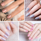 6 Pieces/lot UV Gel Nail Polish Set Vernis Semi-permanent UV Varnish Gellak Base Top Coat Needed 15ml370