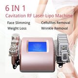 6 in 1 RF machine 40k Ultrasonic cavitation Vacuum slimming machine Body Slimming Machine