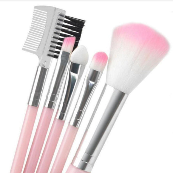 Makeup Brushes 5Pcs/Set Women Girl Brush Set Tools Eye Shadow Powder Eyebrow Ma367