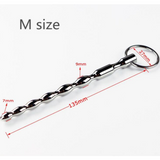 Chastity Devices 3 Sizes Male Fetish Sex Toy Penis Plug Urethral Sound Chastity Dilator Stimulating Stainless Steel Penis Masturbation Adult Product