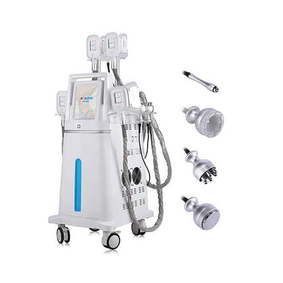 Cryolipolysis fat freeze slimming body sculpting machine 4 cryo handles cavitation RF home use