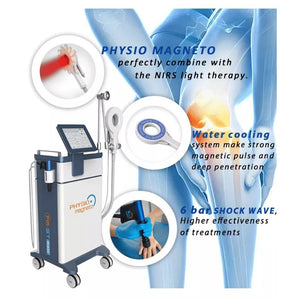 PMST WAVE 3 in 1 Magnetic Therapy Physio Magneto Machine with ESWT Pneumatic Shockwave Infrared Physiotherpay Equiptment for Body Pain Relief ED Treatment