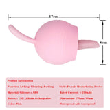 Rabbit Oral Licking Tongue Vibrator Vaginal Eggs Sex Toys For Woman Nipple Sucking G.Spot Clitoral Stimulator Body Massager