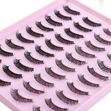 Russian Curly Eyelashes Thick Naturally Soft Delicate Hand Made Reusable Multilayer 3D Curled Fake Lashes Extensions Beauty Supply