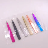 High Quality Stainless Steel Tip Eyebrow Tweezers Face Hair Removal Clip Brow Trimmer Makeup Tools in Stock