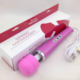 Hot Selling 10 Speed Magic Wand Massager with Hitachi Head Av Vibrator Handheld Colors Box