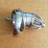 75mm Length Stainless Steel Super Small Male Chastity Device with Catheter and Anti-off Version 2.75 quot Short Cock Cage for BDSM