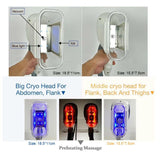 New 4 sizes MINI cryo handle Cryolipolysis Fat Freeze slimming Machines use handle 220 180 80mm 150 60mm001