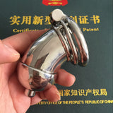 Chastity Devices Male Boundage Cock Cage with Spikes Anti-off Ring New Lock Design Device Stainless Steel Mal Sex Toy for Men