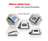 4 In 1 980 Nm Blood Vessels Removal / Nail Fungus Removal / Body Physical Therapy Vascular Vein Machine