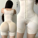 Waist Tummy Shaper Fajas Colombian Girdle Trainer Butt Lifter Shapewear Women Control Body Front Hooks Sheath Slimming