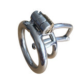 Super Small Male Chastity Devices Cock Cage Sex Slave Penis Lock Anti-Erection with Removable Urethral Sounding Catheter Shortest