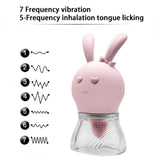 Rabbit Oral Licking Tongue Vibrator Vaginal Eggs Sex Toys For Woman Nipple Sucking G.Spot Clitoral Stimulator Body Massager