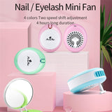 Fashion Mini portable Manicure Dryer Nail Polish Grafting Eyelash Multifunctional Makeup Tool X280