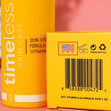 Timeless Serum Skin Care Time Less 20% Vitamin C 30Ml Q10 Serum B5 Face Care Serum Essence Ve Ferulic Acid