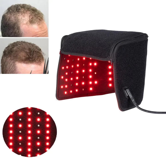 Head Massager Red Light Therapy Cap LED Infrared AntiHair Loss Treatment Hair Growth Cap Promoter Hair Fast Regrow Hair Care Device