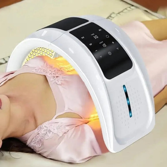 7 Colors Photodynamic LED Light Therapy Mask LED Treatment Foldable Phototherapy PDT Light Therapy Machine