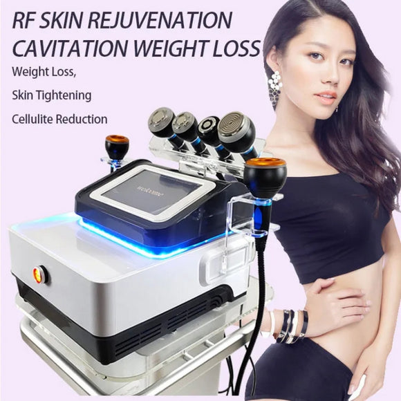 RF Ultrasonic Ultrasound Cavitation Rf Slimming Machine 80K Vacuum Cavitation System