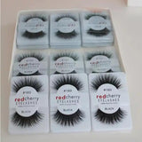 5pair /set RED CHERRY False Eyelashes Natural Long Eye Lashes Extension Makeup Professional Faux Eyelash Winged Fake Wispies