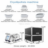 360 Cryotherapy Fat Freezing Slimming Machine Cryolipolysis Body Shaping Cellulite Reduction 2 Cryo Heads