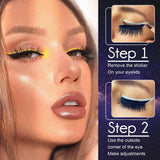 2023 Latest False Eyelashes Adhesive Eyeliner Eyelash Makeup Stickers Eyes Reusable Cosmetic Tool For Women Eye274