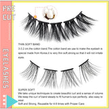 DIY Eyelash Extension Segmented Eyelashes Individual Lash Pre-cut Segment Silk 3D Lashes Make Up266