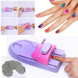 Nail Dryers Art Printer Machine DIY Portable Nail Stamping Manicure Tools with 6pcs Metal Stamp208