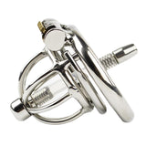 Hot Couper Stainless Steel Stealth Lock Male Chastity Device with Urethral Catheter Cock Cage Virginity Belt Penis Ring for Sale