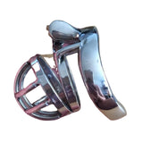 2023 Latest Design Stainless Steel Male Chastity Device Adult Cage with Curve Cock Ring BDSM Sex Toys Bondage Belt