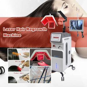 Oxygen Low Level Laser Hair Growth Machine Led Light Therapy Device Follicles Hair Loss Treatment Increase tousle growing regrowth Beauty Equipment222