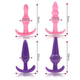 Classic Backyard Gem Silicone Anal Plug Flirting Adult Sex Supplies Red Pink Purple Black Male and Female Sex Toys353