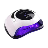 Nail Dryers General Purpose Smart Button Timing Lamp For Both Hands Induction Led Machine Polish Dryer Quick Dry 120W277