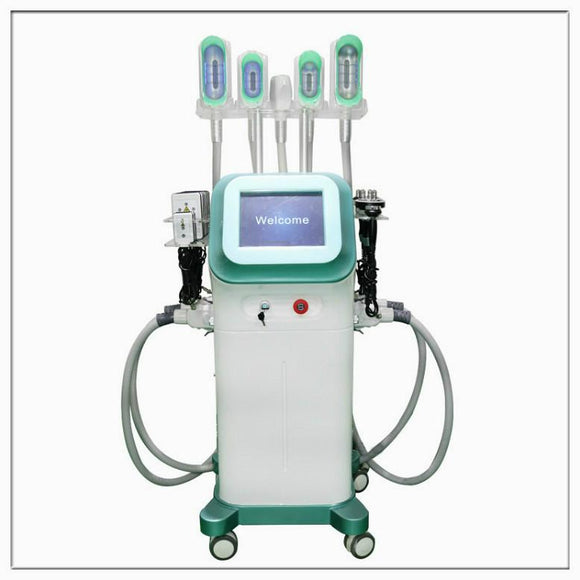 7 in 1 Fat Freezing Cool Cryotherapy Fat Slimming Machine Lipolaser Body Fat Cavitation Machine