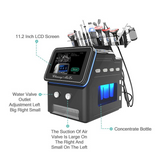 Microdermabrasion RF Ultrasonic 10 In 1 Deep Cleaning Hydro Dermabrasion Machines for Facial Cleaning405