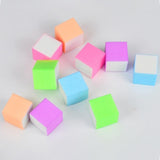 Nail Files 10Pcs Fashion Square Sanding Sponge Buffers File Grinding Polishing Multi-colored Art Manicure Tools279