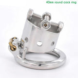 Chastity Devices Spiked Cock Rings Metal Penis Cage Stainless Steel Male Belt Decoration BDSM Sex Toys Bondage Stealth Lock