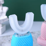 2023 Get A Brighter Smile with 360 Degrees Automatic Teeth Whitening U Type Toothbrush For Sale