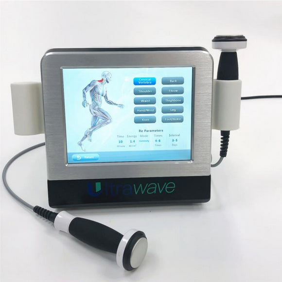 2023 Rf Equipment Health Gadgets Pain Relief Physical Therapy Ultrasound Machine 1Mhz To 3Mhz with 2 Ultrawave Handles