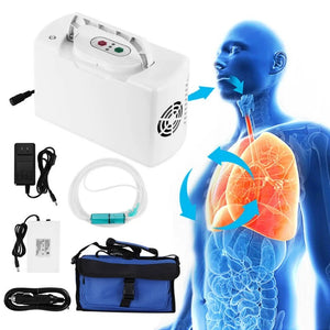 Dropshipping 3L/min Respirator Portable Oxygen Concentrator with Battery Oxygen Generators Ventilator Sleep Mini Oxygen Machine Oxygen Inhalator