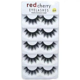 5pair /set RED CHERRY False Eyelashes Natural Long Eye Lashes Extension Makeup Professional Faux Eyelash Winged Fake Wispies