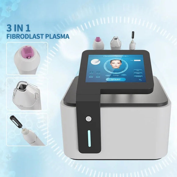 3 In 1 Fractional Cold Plasma Shower Skin Tightening Acne Removal Plasma Machine For Stretch Marks Removal Pigment Removal Black Head Remover Beauty Equipment