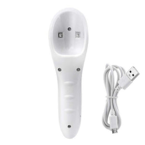 Nail Dryers Monja 5W Mini White Handheld LED Art Dryer USB Charging UV Gel Quick Drying Potherapy Lamp Manicure Tool277